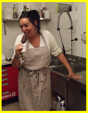 eleve avec un esquimaux